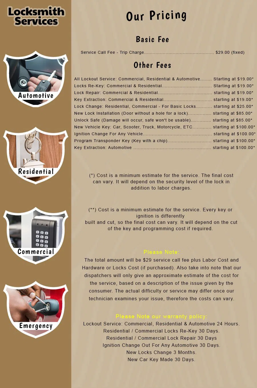 Elite Locksmith Services Homer Glen, IL 708-401-1086